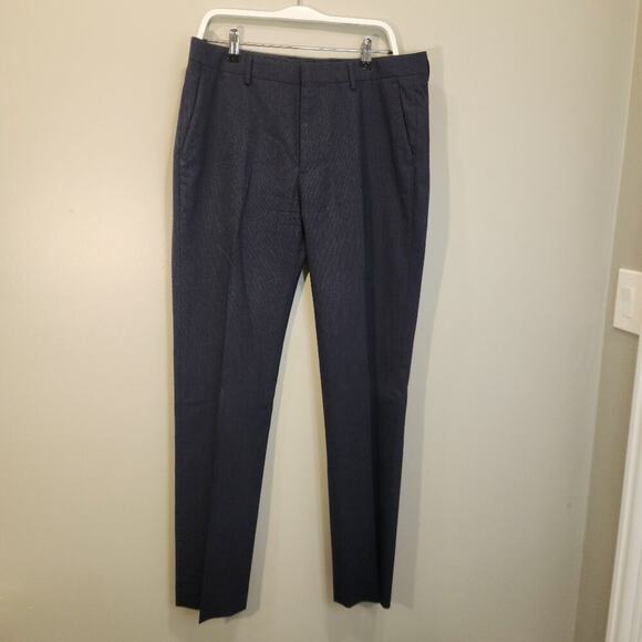 Bonobos Italian Stretch Wool Pants Comero Flexo Slim Cut Dark Grey - Size 34/34 - Picture 1 of 7